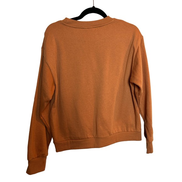 Yellowstone Crewneck Sweatshirt Size Small Orange Athletic Western - Picture 3 of 7